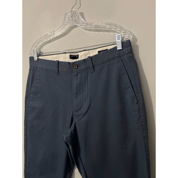 J. Crew Straight Fit Flex Chino Pants Men’s Blue 32x29 Casual Career Preppy - Picture 9 of 14